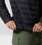 hombres tapas negro Mountain Hardwear chaqueta alpina glen 84RX385 - Image 4