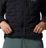 hombres tapas negro Mountain Hardwear chaqueta elástica 84RX23 - Image 4