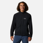 hombres tapas negro Mountain Hardwear chaqueta kor airshell con cremallera completa 84RX102
