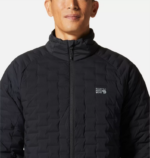 hombres tapas negro Mountain Hardwear chaqueta ligera elástica 84RX28 - Image 4
