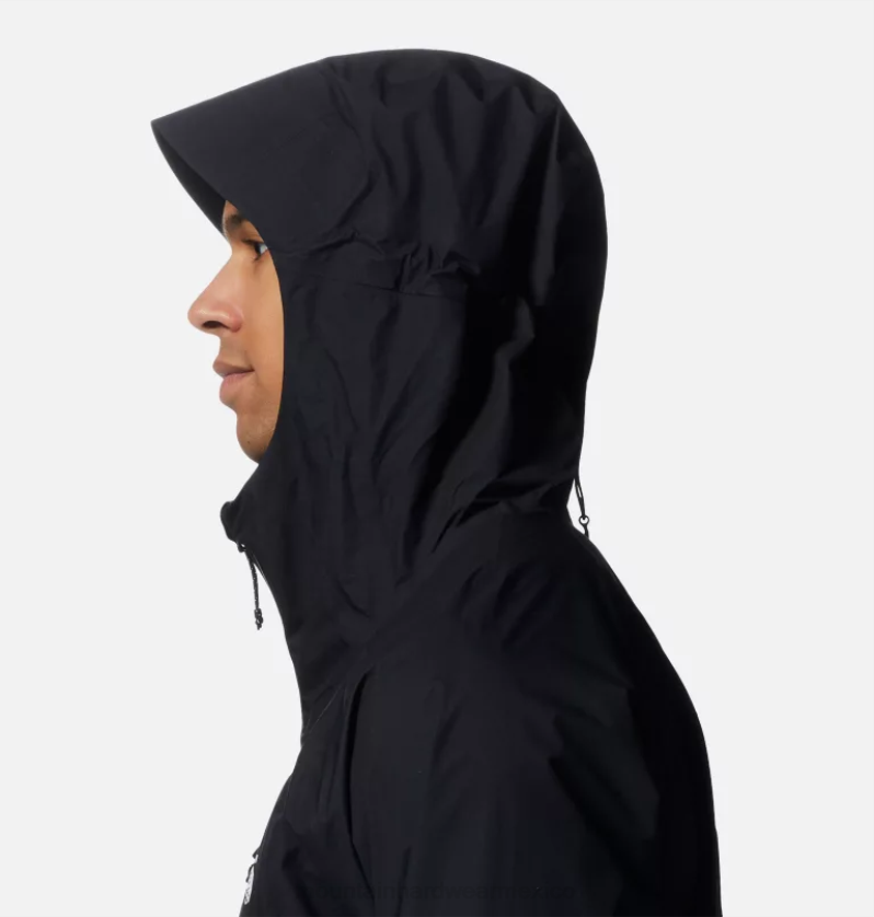 hombres tapas negro Mountain Hardwear chaqueta minimizadora gore-tex paclite plus 84RX135 - Image 4