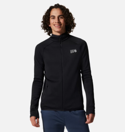 hombres tapas negro Mountain Hardwear chaqueta polartec power stretch pro 84RX273