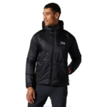 hombres tapas negro Mountain Hardwear compresor con capucha 84RX149