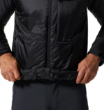 hombres tapas negro Mountain Hardwear compresor con capucha 84RX149 - Image 7