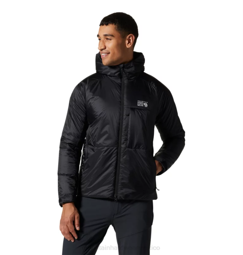 hombres_tapas_negro_mountain_hardwear_compresor_con_capucha_84rx149.png hombres tapas negro Mountain Hardwear compresor con capucha 84RX149 - Image 1