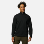 hombres tapas negro Mountain Hardwear logotipo mhw 1/4 cremallera 84RX143
