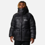 hombres tapas negro Mountain Hardwear parka fantasma cero 84RX231
