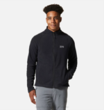 hombres tapas negro Mountain Hardwear polartec micropolar con cremallera completa 84RX442
