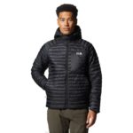 hombres tapas negro Mountain Hardwear sudadera con capucha alpintur 84RX314