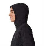 hombres tapas negro Mountain Hardwear sudadera con capucha estirable 84RX20 - Image 4