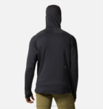 hombres tapas negro Mountain Hardwear sudadera polartec power grid con cremallera completa 84RX265 - Image 2