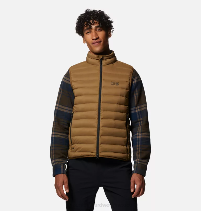 hombres tapas nuez de corozo Mountain Hardwear chaleco de plumas deloro 84RX121 - Image 6