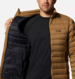 hombres tapas nuez de corozo Mountain Hardwear chaqueta de plumas deloro 84RX124 - Image 4