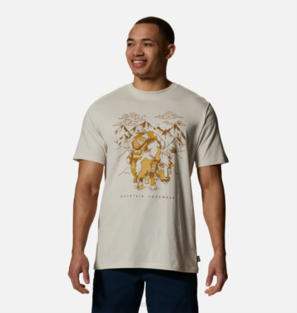 hombres tapas piedra Mountain Hardwear camiseta de manga corta yak 84RX466