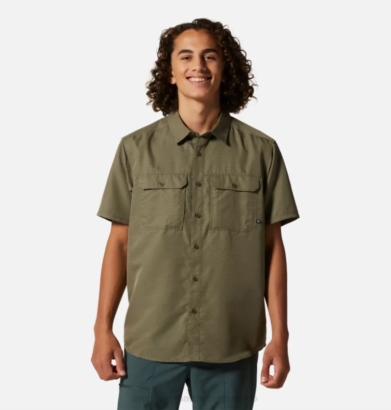 hombres_tapas_piedra_verde_mountain_hardwear_camisa_de_manga_corta_canon_84rx330.png hombres tapas piedra verde Mountain Hardwear camisa de manga corta cañón 84RX330 - Image 1