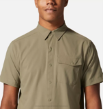 hombres tapas piedra verde Mountain Hardwear camisa de manga corta sombra lite 84RX339 - Image 3
