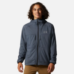 hombres tapas pizarra azul Mountain Hardwear chaqueta abrigada kor airshell 84RX107