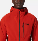 hombres tapas rojo desierto Mountain Hardwear chaqueta ozónica elástica 84RX254 - Image 3