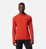 hombres tapas rojo desierto Mountain Hardwear sudadera con capucha del lago del cráter 84RX61
