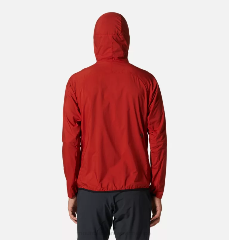 hombres tapas rojo desierto Mountain Hardwear sudadera con capucha kor airshell 84RX94 - Image 2
