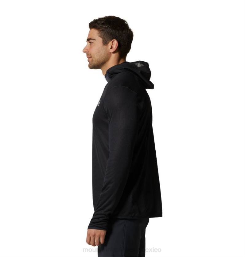hombres tapas tormenta oscura Mountain Hardwear sudadera con capucha de malla de aire 84RX214 - Image 2