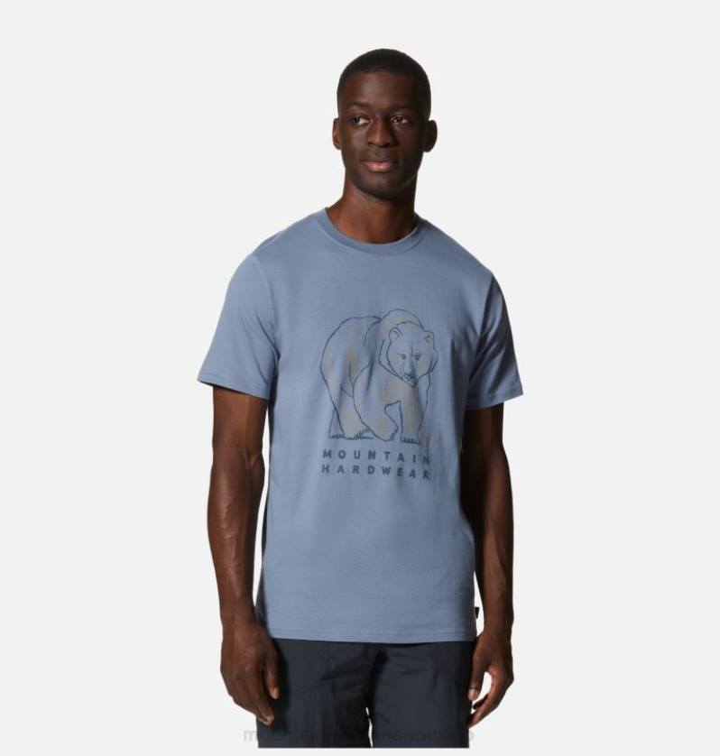 hombres tapas zinc ligero Mountain Hardwear oso pardo de manga corta 84RX411 - Image 1