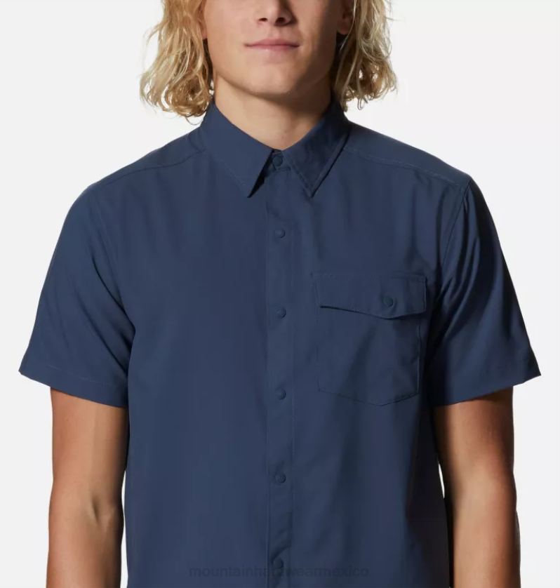 hombres tapas zinc Mountain Hardwear camisa de manga corta sombra lite 84RX338 - Image 3