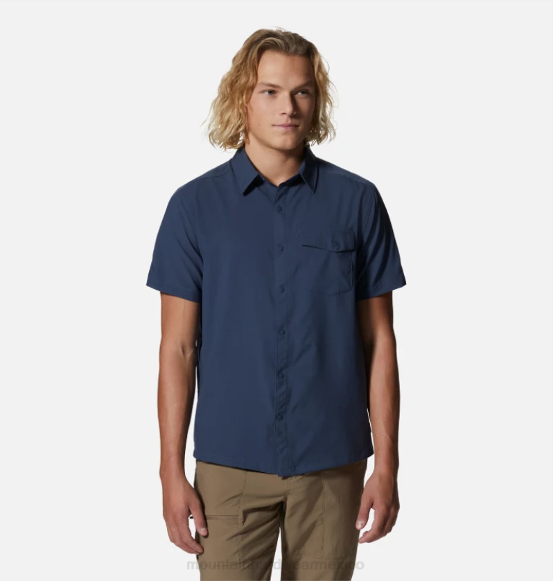hombres_tapas_zinc_mountain_hardwear_camisa_de_manga_corta_sombra_lite_84rx338.png hombres tapas zinc Mountain Hardwear camisa de manga corta sombra lite 84RX338 - Image 1