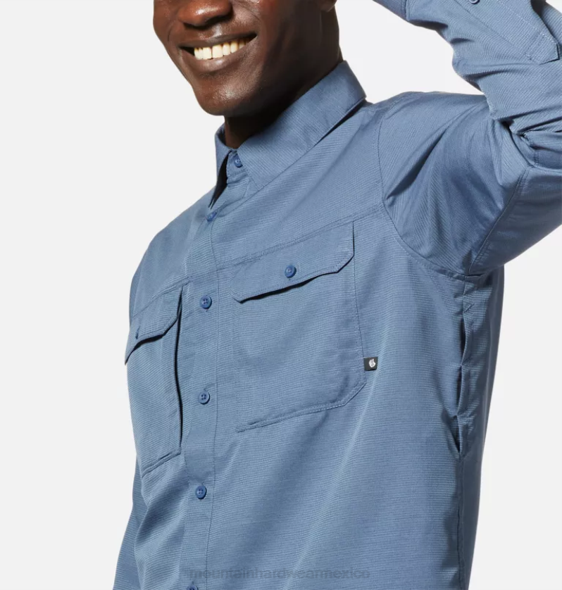 hombres tapas zinc Mountain Hardwear camisa de manga larga cañón 84RX320 - Image 5