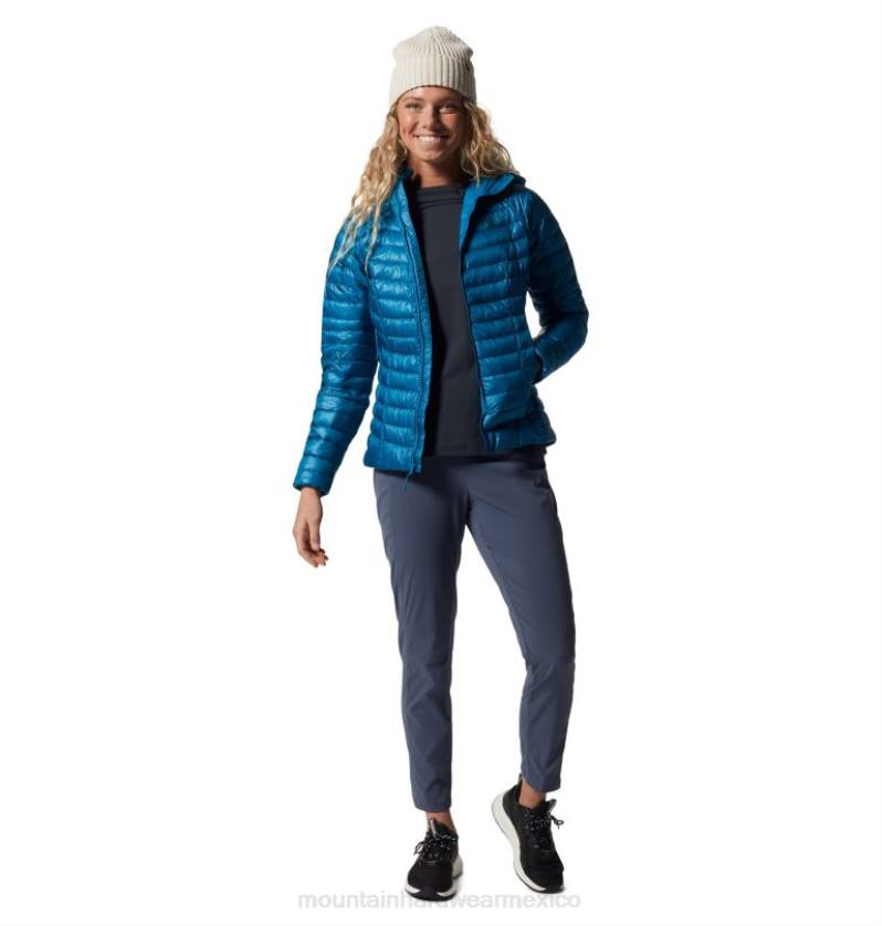mujer fondos pizarra azul Mountain Hardwear pantalones tobilleros de talle alto dynama 84RX572 - Image 3