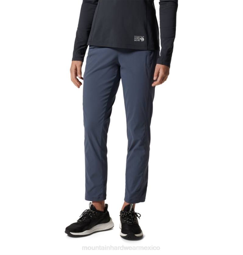 mujer fondos pizarra azul Mountain Hardwear pantalones tobilleros de talle alto dynama 84RX572 - Image 1