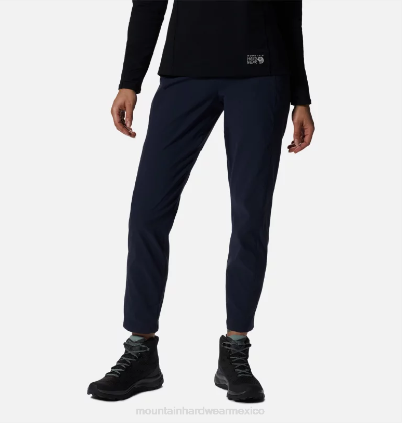 mujer fondos zinc oscuro Mountain Hardwear pantalones tobilleros de talle alto dynama 84RX570 - Image 1