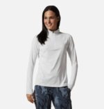 mujer tapas Banco de niebla Mountain Hardwear lago del cráter 1/4 zip 84RX595