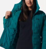 mujer tapas botánico Mountain Hardwear sudadera con capucha estirable 84RX523 - Image 6