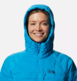 mujer tapas cielo electrico Mountain Hardwear sudadera con capucha estirable 84RX522 - Image 3