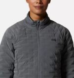 mujer tapas gris jaspeado metalizado Mountain Hardwear chaqueta ligera elástica 84RX534 - Image 3