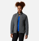 mujer tapas gris jaspeado metalizado Mountain Hardwear chaqueta ligera elástica 84RX534 - Image 5