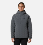 mujer tapas gris jaspeado metalizado Mountain Hardwear jersey ligero y elástico 84RX539
