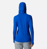 mujer tapas isla azul brillante Mountain Hardwear sudadera con capucha de manga larga del lago del cráter 84RX589 - Image 2