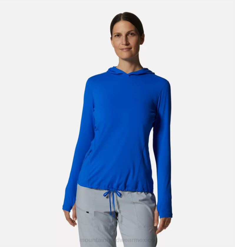 mujer_tapas_isla_azul_brillante_mountain_hardwear_sudadera_con_capucha_de_manga_larga_del_lago_del_crater_84rx589.png mujer tapas isla azul brillante Mountain Hardwear sudadera con capucha de manga larga del lago del cráter 84RX589 - Image 1