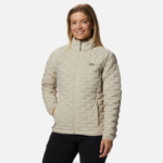 mujer tapas ostra salvaje Mountain Hardwear chaqueta ligera elástica 84RX532